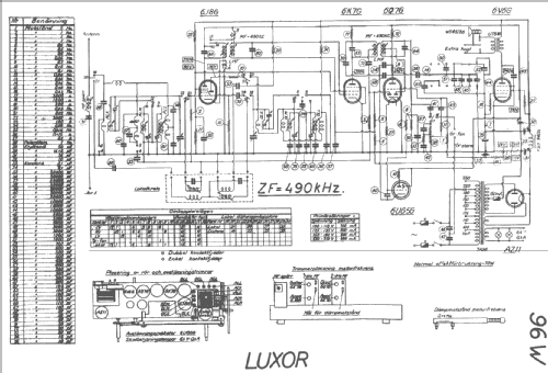 96W; Luxor Radio AB; (ID = 18563) Radio