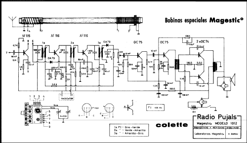 Colette 1012; Magestico Magnedine, (ID = 2548684) Radio