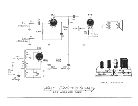 Varsity M197-3-V; Magna Electronics (ID = 2710130) Ampl/Mixer