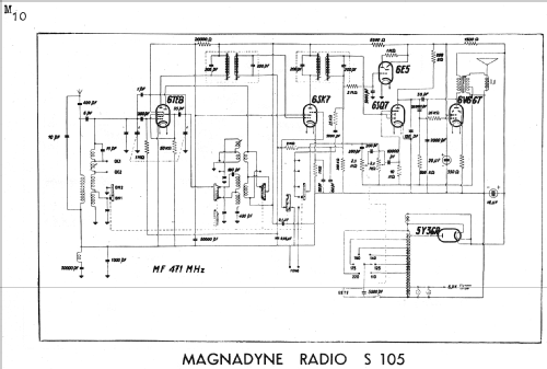 S105; Magnadyne Radio; (ID = 170475) Radio