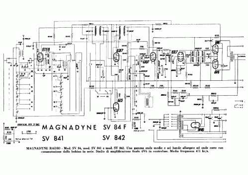 SV842; Magnadyne Radio; (ID = 340208) Radio