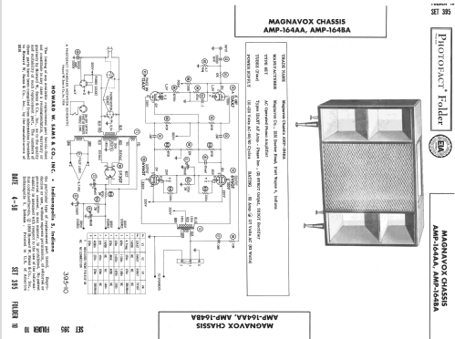 Chassis AMP 164 BA; Magnavox Co., (ID = 2579446) Ampl/Mixer