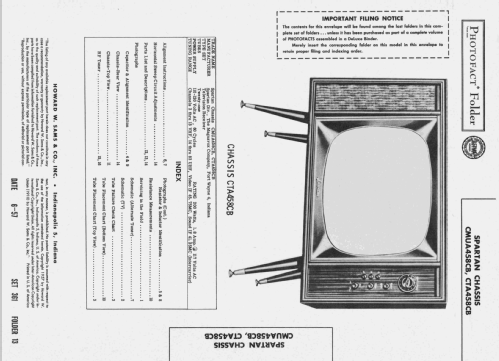 Ch= CMUA458CB 350 Series; Magnavox Co., (ID = 2382957) Fernseh-E
