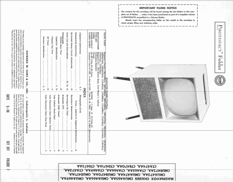 Ch= CTD471AA 650 Series; Magnavox Co., (ID = 2229124) Televisore