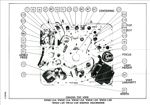 Ch= U21-05AA; Magnavox Co., (ID = 2401740) Television