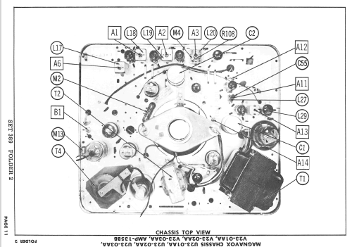 Chassis V23A-01AA ; Magnavox Co., (ID = 2537645) Fernseh-E