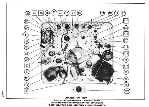 CMU A487DC 117 Series ; Magnavox Co., (ID = 2437500) Television