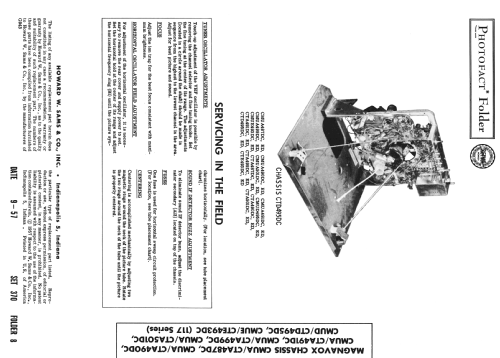 CMU A487ED 117 Series ; Magnavox Co., (ID = 2437572) Télévision