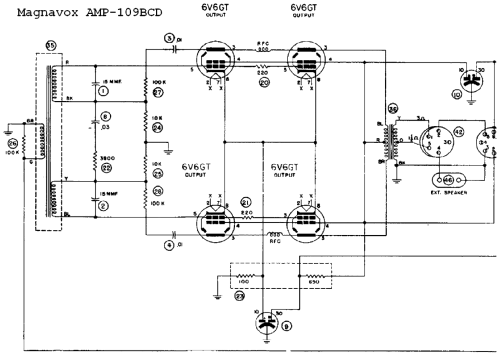 AMP-109C ; Magnavox Co., (ID = 796959) Ampl/Mixer