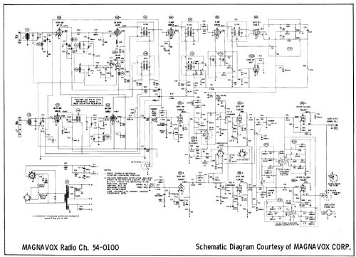 Ch= 54-0100; Magnavox Co., (ID = 700638) Radio