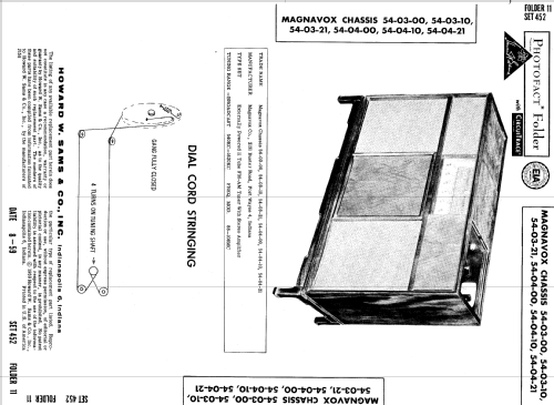 Ch= 54-03-21; Magnavox Co., (ID = 603952) Radio part