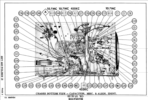 Ch= 57-01-10; Magnavox Co., (ID = 691910) Radio