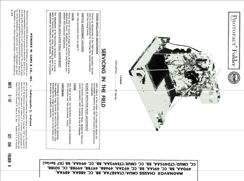 Ch= CMUA491BB 117 Series; Magnavox Co., (ID = 1756297) Television