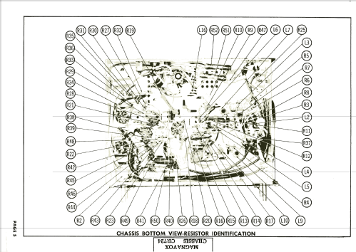 Ch= CR724; Magnavox Co., (ID = 2016243) Radio
