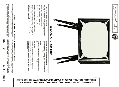 Ch= CTA475CC 600 Series; Magnavox Co., (ID = 1774558) Fernseh-E