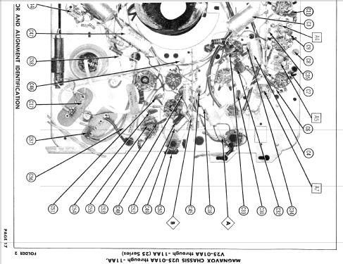 Chassis Ch= U25-01AA; Magnavox Co., (ID = 833778) Televisore