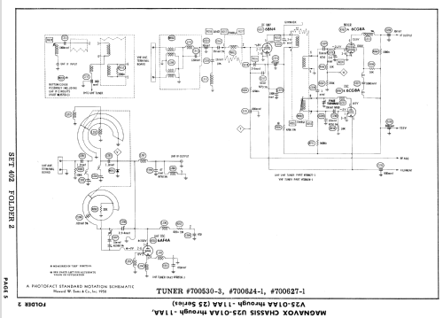 Chassis Ch= U25-02AA; Magnavox Co., (ID = 833792) Télévision