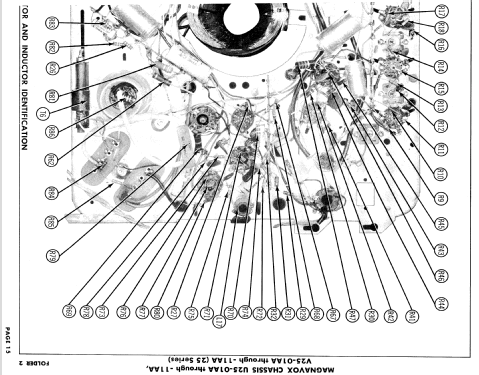 Chassis Ch= U25-02AA; Magnavox Co., (ID = 833803) Televisore