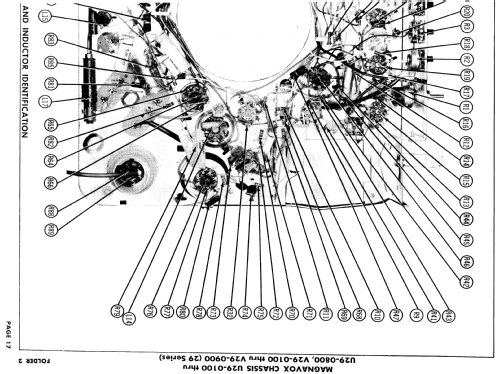 Ch= U29-0100 thru U29-0800; Magnavox Co., (ID = 893656) Television
