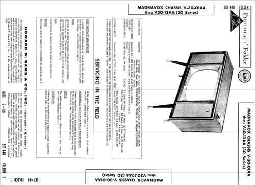 Ch= V30-10AA; Magnavox Co., (ID = 892515) Fernseh-R