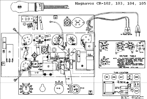 CR-103 ; Magnavox Co., (ID = 766341) Radio