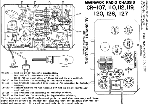 CR110; Magnavox Co., (ID = 766444) Radio