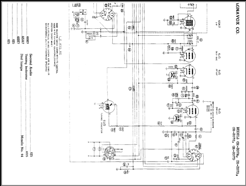 CR-207D ; Magnavox Co., (ID = 389105) Radio