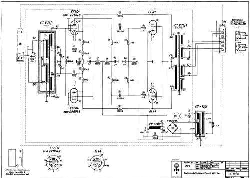 4 Watt Lautsprecherverstärker V73; Maihak AG, H.; (ID = 424014) Ampl/Mixer