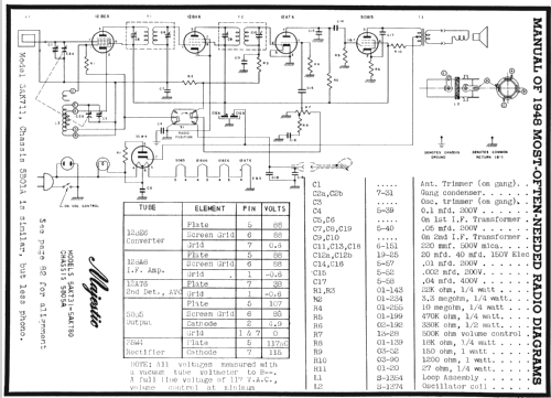 5AK780 Ch= 5B05A; Majestic Radio & (ID = 89674) Radio