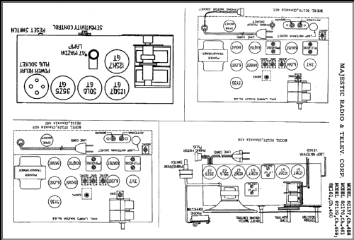 6C137 Ch= 456; Majestic Radio & (ID = 467860) Radio