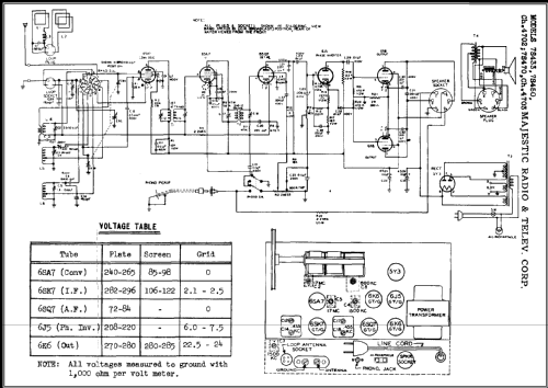 7S470 Ch= 4703; Majestic Radio & (ID = 468143) Radio