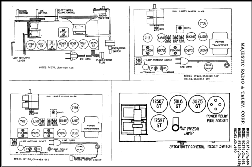 8C176 Ch= 461; Majestic Radio & (ID = 469077) Radio