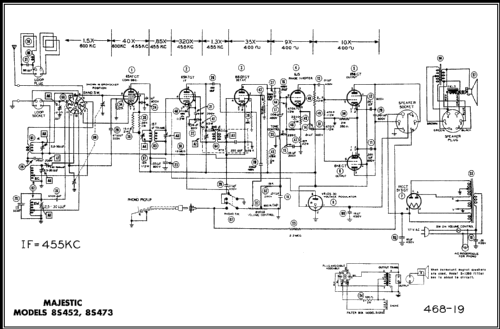 8S452 Ch= 4810; Majestic Radio & (ID = 469123) Radio