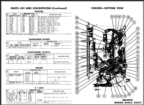 8S452 Ch= 4810; Majestic Radio & (ID = 469125) Radio