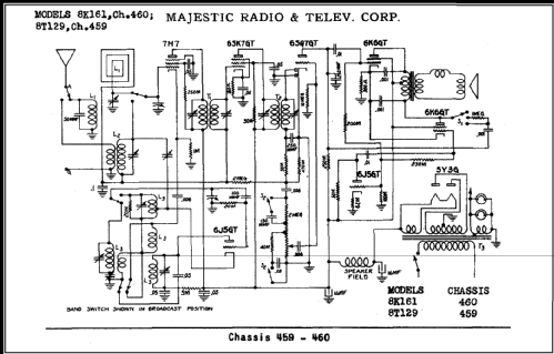 8T129 Ch= 459; Majestic Radio & (ID = 469081) Radio
