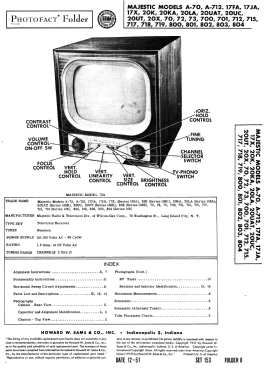 A-70 ; Majestic Radio & (ID = 2991328) Television