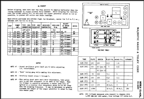 G1-426Y Ch= 4808; Majestic Radio & (ID = 469177) Radio