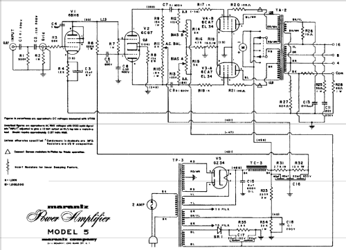 Model 5; Marantz Sound United (ID = 833324) Ampl/Mixer