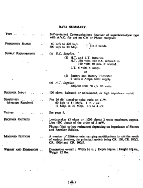 CR100; Marconi Co. (ID = 3165895) Commercial Re