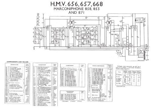 668; HMV Brand, His (ID = 507785) Radio