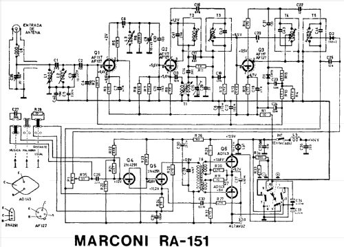 RA-151; Marconi Española S.A (ID = 697086) Car Radio