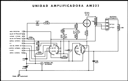 Transmovil TR-222; Marconi Española S.A (ID = 615598) Ampl/Mixer