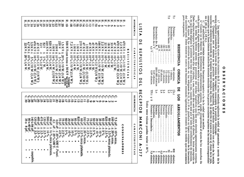 A-277; Marconi Española S.A (ID = 2476772) Radio