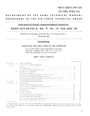 AN/PRC-9A; Marconi Española S.A (ID = 2945410) Mil TRX