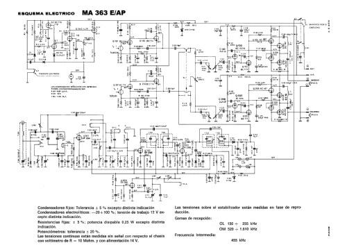 Autovox MA-363-E /AP; Marconi Española S.A (ID = 2229954) Car Radio