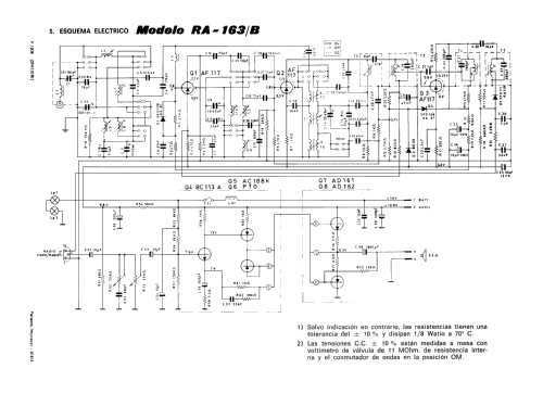 Autovox RA-163 /B; Marconi Española S.A (ID = 2229769) Autoradio