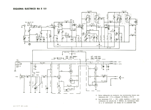 Autovox RA/E-151; Marconi Española S.A (ID = 2229797) Car Radio