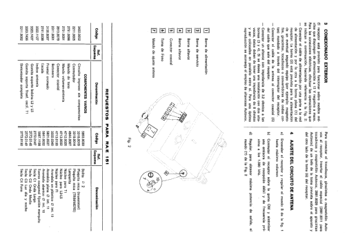 Autovox RA/E-151; Marconi Española S.A (ID = 2229799) Car Radio