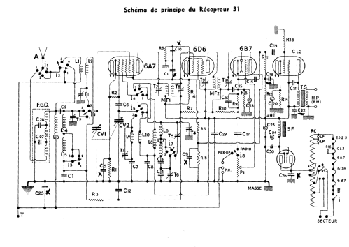 31 Ch= 435TC; Marconi marque, Cie. (ID = 1343190) Radio