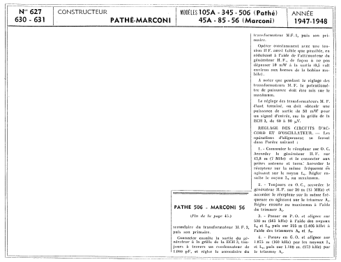 56B Ch= 546K; Marconi marque, Cie. (ID = 97424) Radio